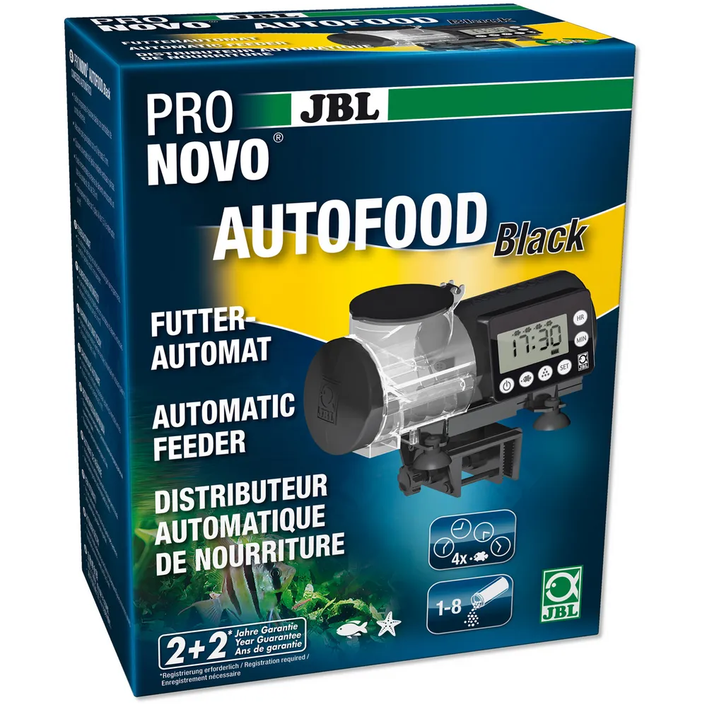 JBL ProNovo AutoFood - Sort Foderautomat til akvariefisk
